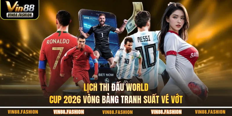 Lịch thi đấu World Cup 2026 vòng bảng tranh suất vé vớt