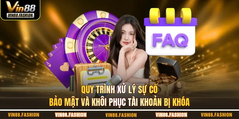 Quy trình xử lý sự cố bảo mật và khôi phục tài khoản bị khóa